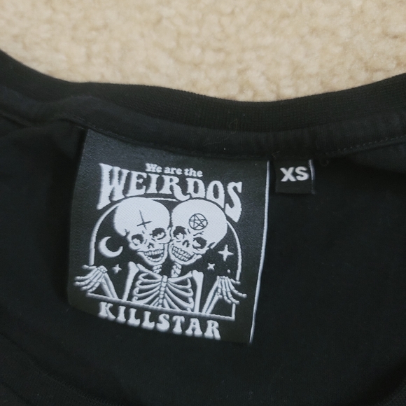 Killstar / We are the Weirdos/ Tokyo skull Print RARE like new condition.size xs - Picture 2 of 4